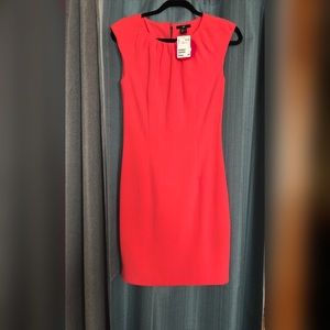 HM Bright Coral Shift Dress